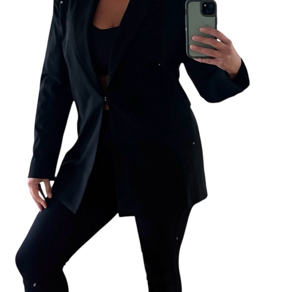 Body By Victoria Black Women's Blazer Size 14 - Picture 3 of 5